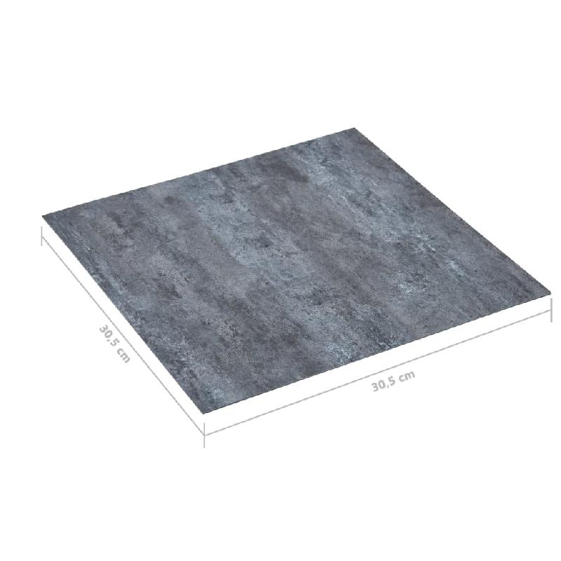 Vidaxl planches de plancher autoadhésives 5,11 m² pvc gris marbre 146237_5