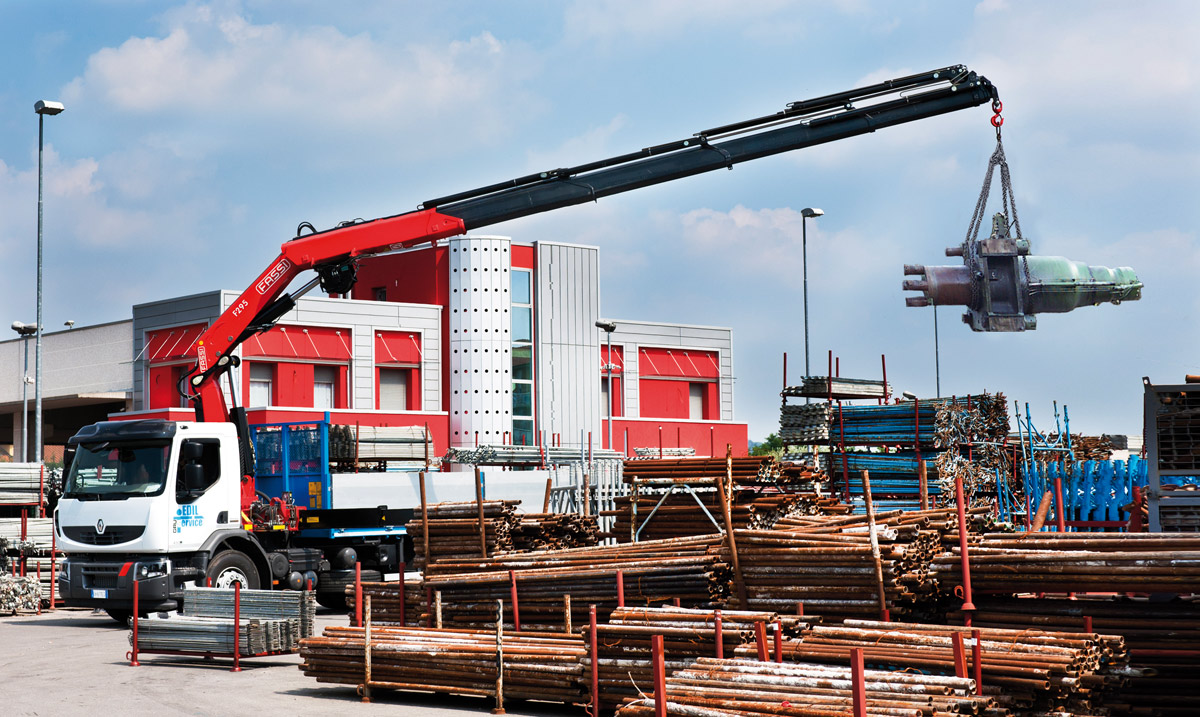 Grue auxiliaire Fassi F295RA e-dynamic - 28,95 tm - bras hydraulique jusqu'à 26,70 m avec jib_5