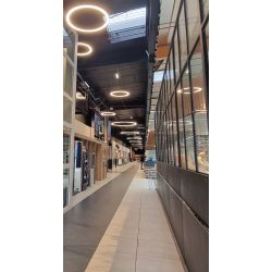 Plafonnier circulaire LED 80W - Design épuré - OLONDA C 1500 - 7205 lm - Diamètre 1500 mm_5