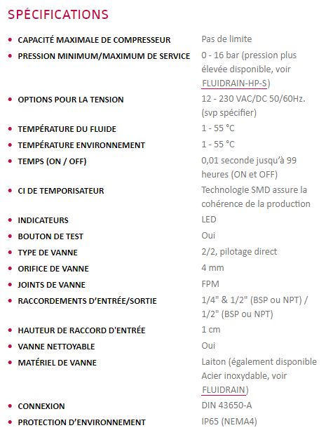 Combo-D-LUX - Purgeur de condensat digital avec filtre intégré - Orifice de vanne : 4 mm - JORC_5