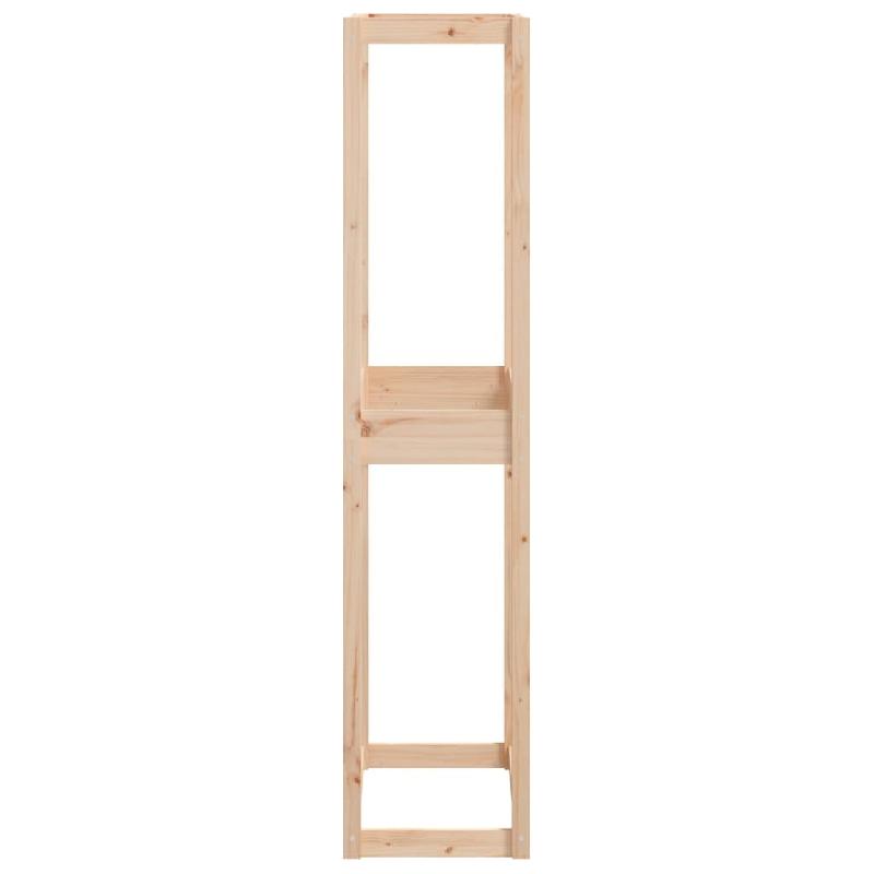 Vidaxl porte-pneus 63x40x180 cm bois de pin massif 825005_5