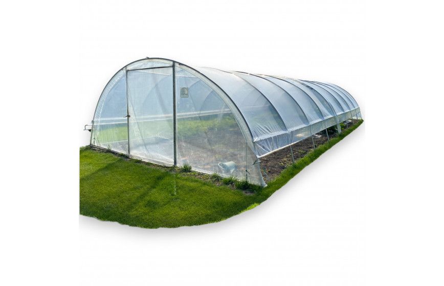 Serre de jardin avec aérations latérales des 2 côtés relevables par manivelles sur 0,70 m de hauteur - idéale pour les jardins de plus grande surface - SUPER_6