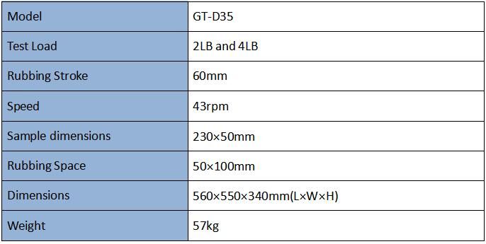 Testeur de durabilité de l'encre d'imprimerie GT-D35 - Gester - Poids : 57 kg_5