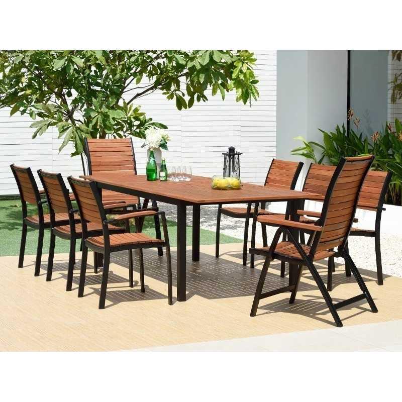 Table de jardin extensible flamingo bois d'eucalyptus – MTF – rectangulaire – 2nab2155_5