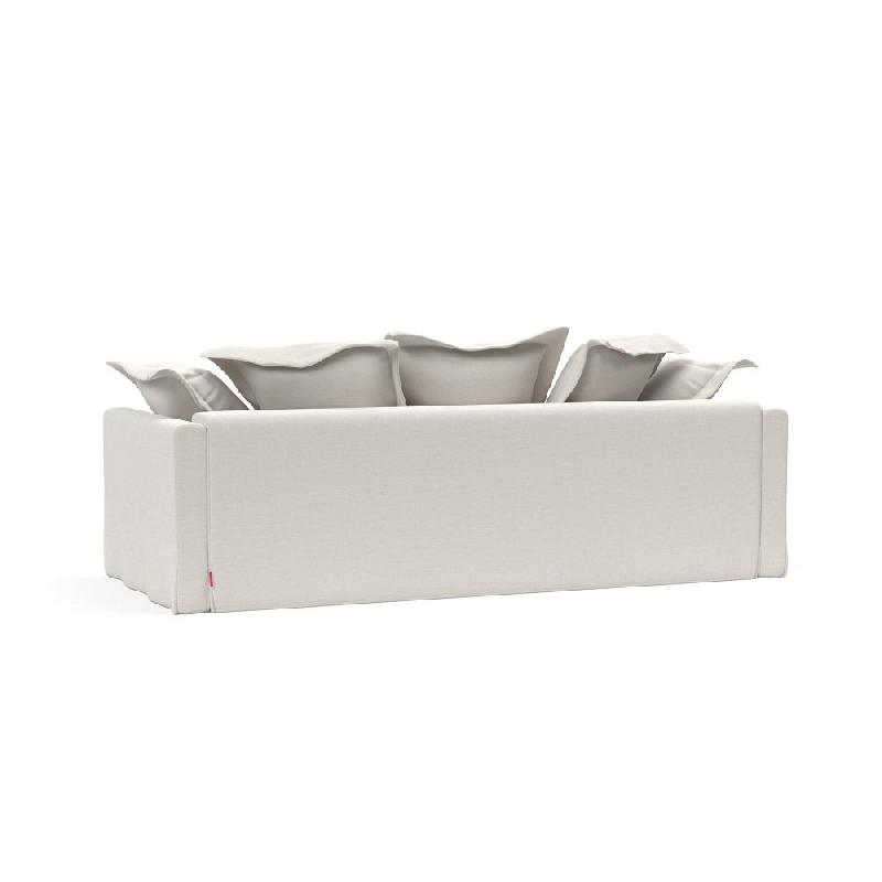 INNOVATION LIVING - Canapé design Pascala convertible lit 200x140 cm - Tissu Vivus Dusty Off White - Élégance et durabilité_5