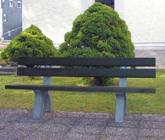 Banc public Piccadilly en matière Hanit - classique et élégant_5