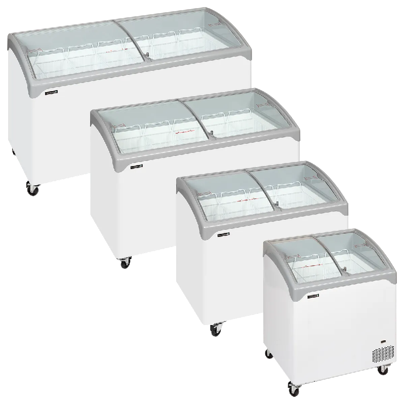Congélateur vitré de crème glacée NIC201SCEB (185 / 138) blanc TEFCOLD_5