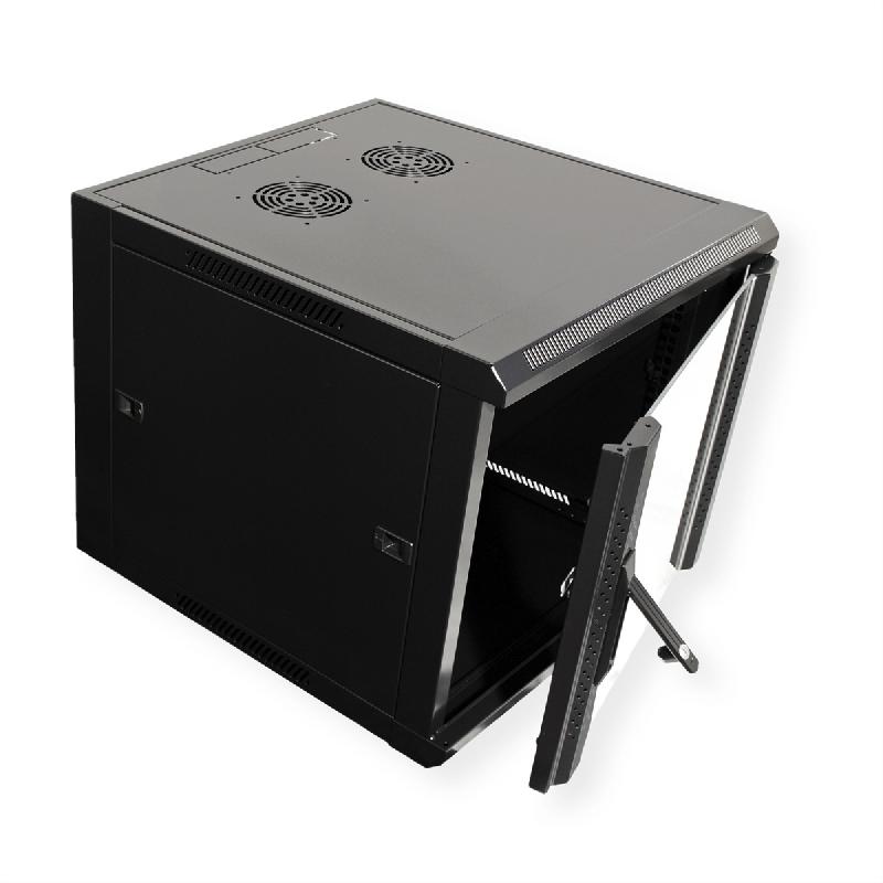 VALUE Armoire murale 9 UH (HxLxP) 500x570x600mm , noir_5