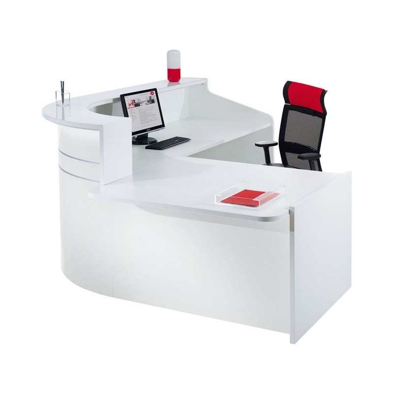 Banque d'accueil Gloss - moderne avec rétro-éclairage LED et finitions brillantes_5