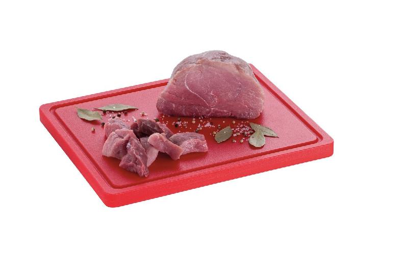 Planche à découper PRO 32x26 W-R A120528 Bartscher - Rouge_5