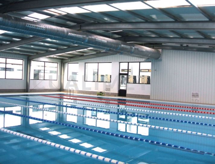 Bâtiment préfabriqué à structure métallique modulaire gamme ecorapid pour sports et récréation - cualimetal_5