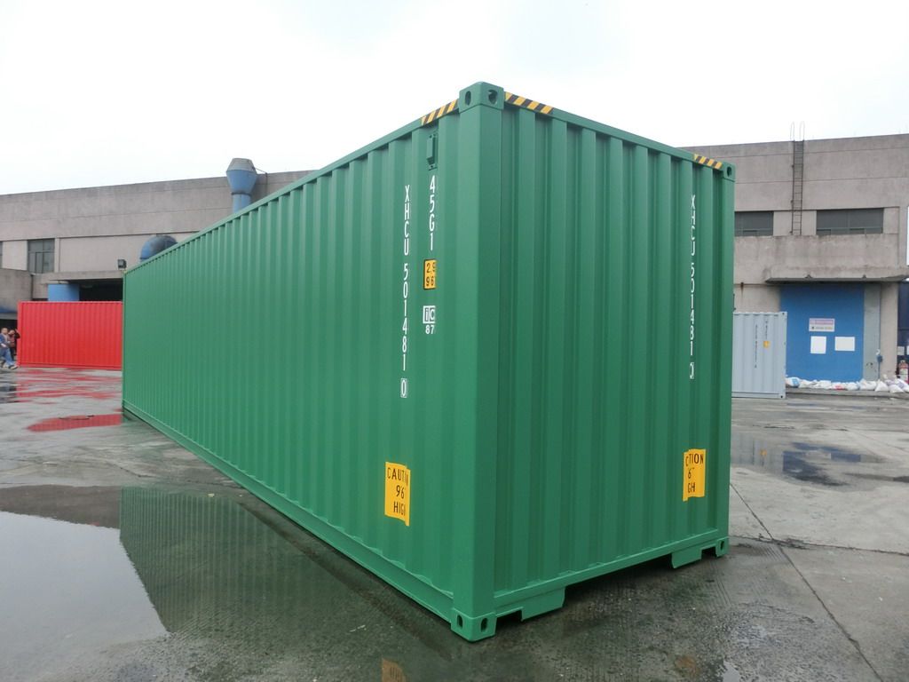 Conteneur High Cube 40 pieds avec livraison rapide