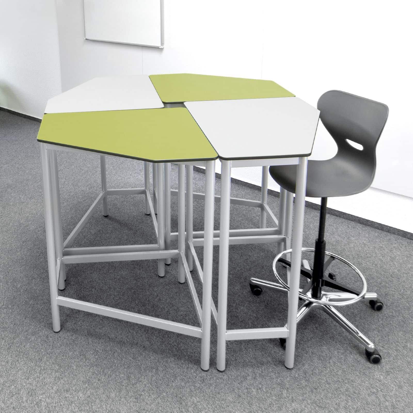 Table haute scolaire modulable EWT.5-ST - Table pour travail debout et assis-debout - école et entreprise_5