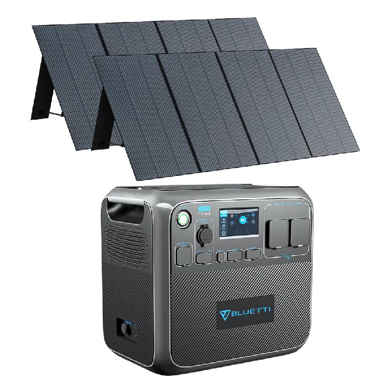 BLUETTI AC200P + PV350 Groupe électrogène solaire - AC200P + 2 Panneaux Solaires PV350_5