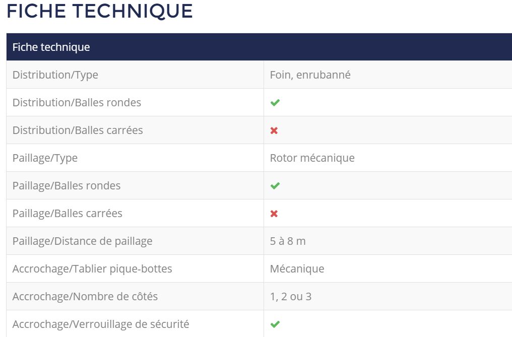 De250 kp dérouleuse pailleuse - warzée sa - balles jusqu'à 160 cm et 800 kg_5