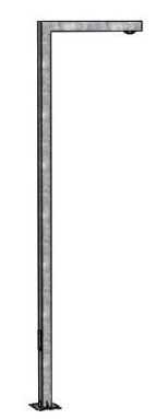 Éclairage LED public sur mât - Puissance 50W ou 100W - Réf MOB LIGHT DSKL_5