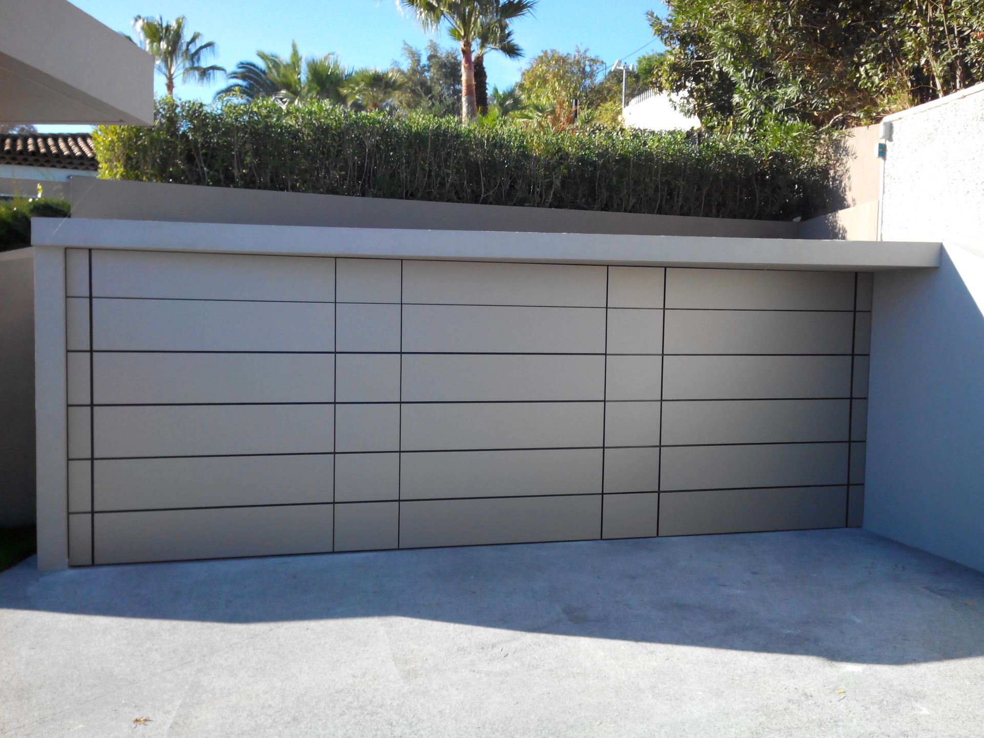 Porte de garage sectionnelle affleurante_5