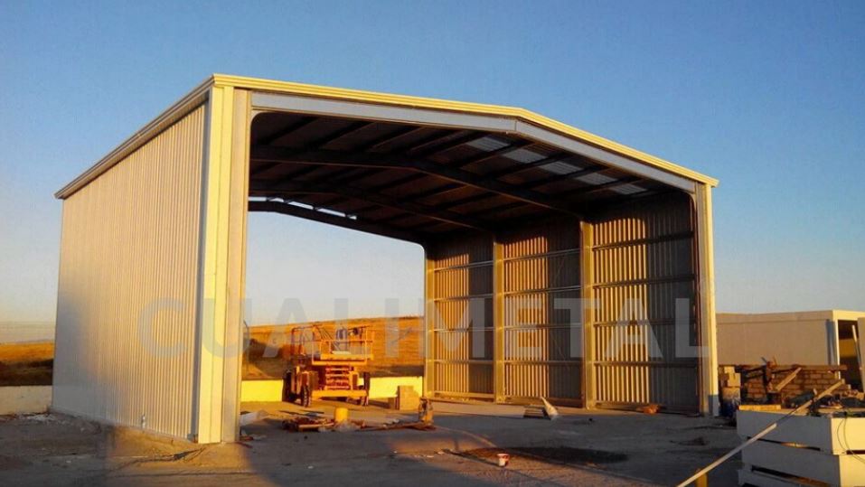 Entrepôt modulaire gamme Ecorapid - structure métallique préfabriquée pour chantiers, dépôts ou centres de production - Cualimetal_5