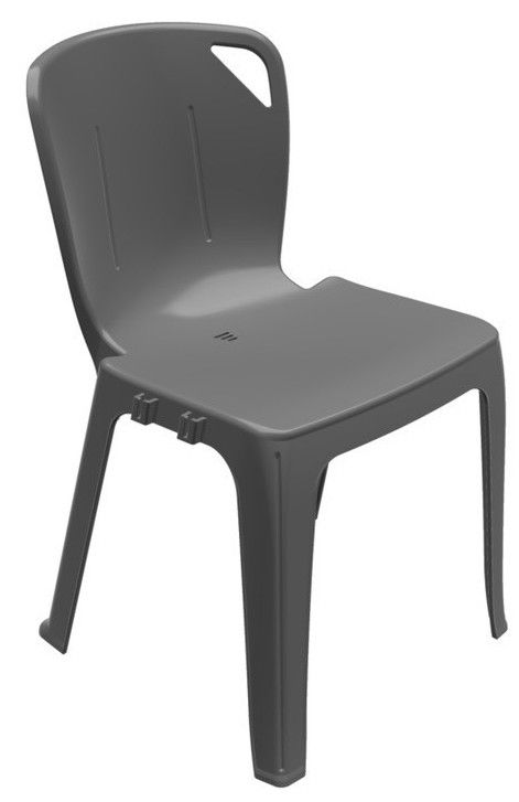 Chaise monobloc empilable Elena_5