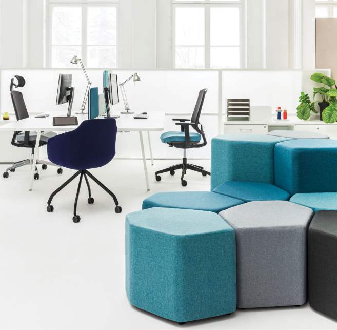 Basalt - Sièges d'accueil modulaires et design pour espaces détente et open-space_5