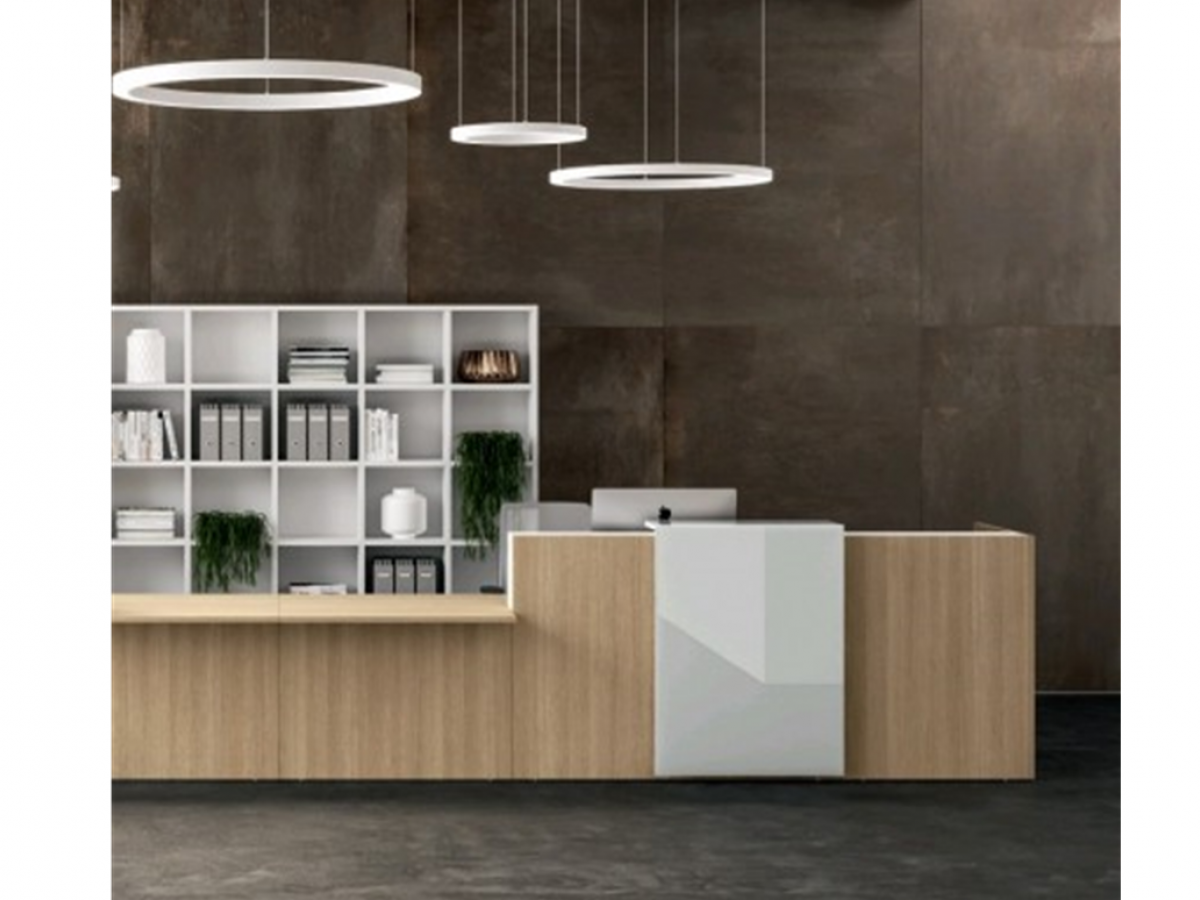 Banque d'accueil contemporaine FUNNY - Éclairée LED, design moderne et personnalisable_5