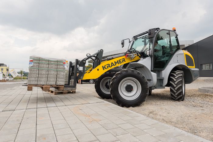 Mini-chargeuse Kramer 8105 - 5,5 tonnes - 100 ch - Cabine panoramique et traction optimisée_5