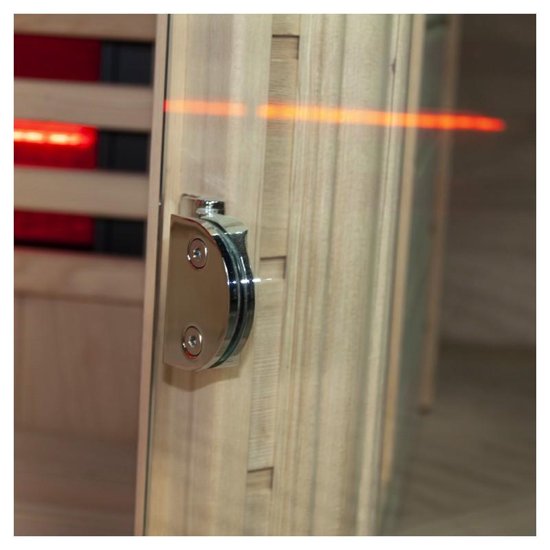 SAUNA ​​INFRAROUGE BOREAL® DIFFUSION 120 - 2 PLACES À SPECTRE COMPLET - ​120X100_5