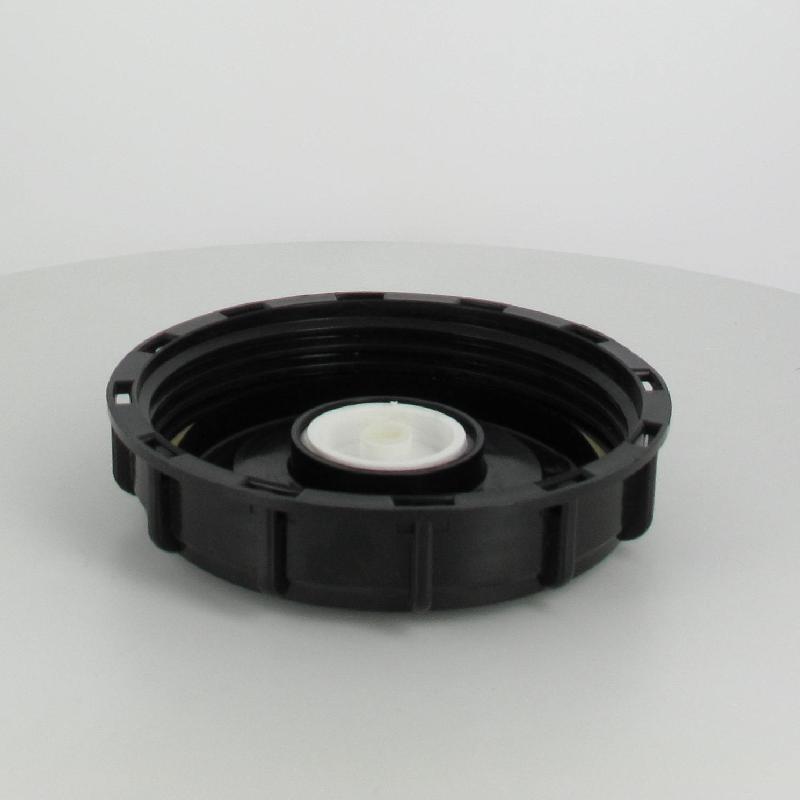 Couvercle noir Mauser Ø 150 avec bonde intégrée S56X4