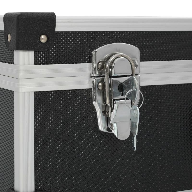 Vidaxl valise à outils 46 x 33 x 16 cm noir aluminium 91847_5