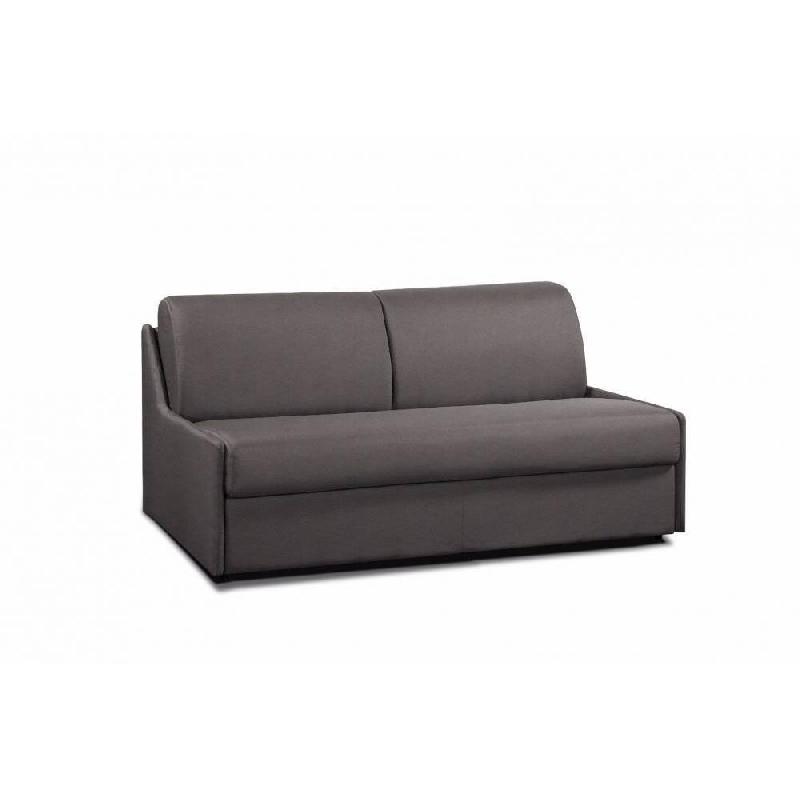 Canapé convertible France Matelas - système express 120 cm - matelas 16 cm - sommier à lattes - microfibre taupe_5