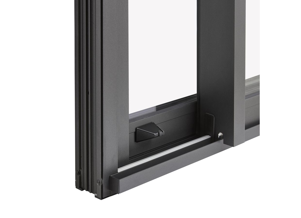 Baie vitrée coulissante en aluminium sur mesure avec seuil pour PMR - NÉVA_5