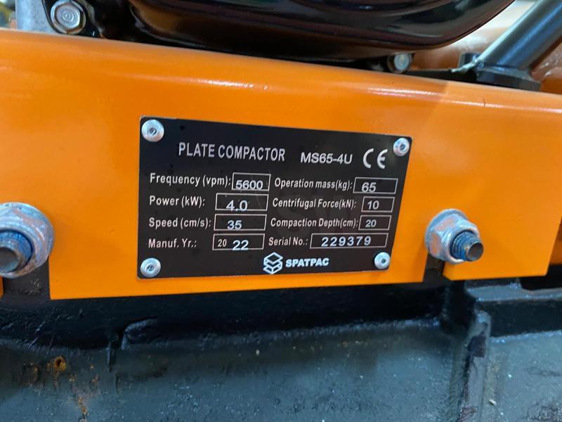 SPATPAC ms65-4u compacteur à main neuf_5