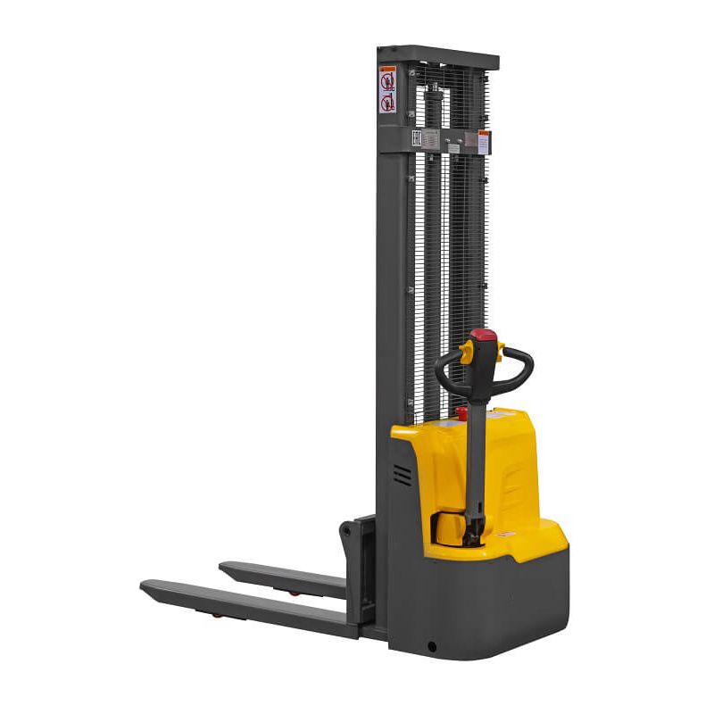 Gerbeur automoteur électrique CDD15R-EN - 1.5T x 2,5M avec fourches réglables - Batterie lithium-ion, mât télescopique_5