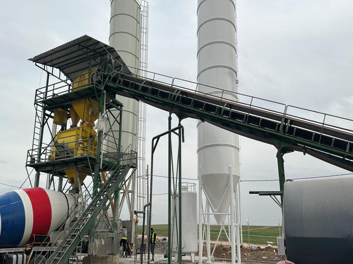Centrale à béton fixe 120 m³ - Mélangeur Twin Shaft 3 000 L - Silo à ciment 120 tonnes_5