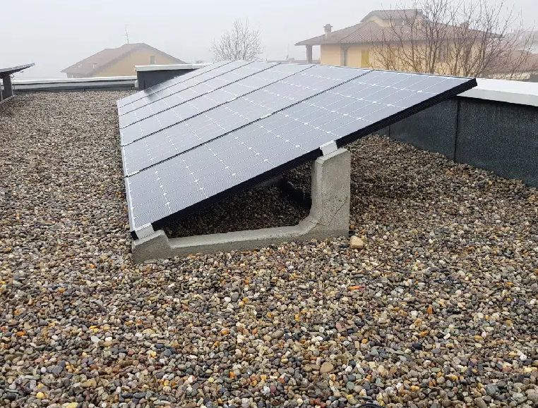 Support photovoltaïque 20° - Au sol ou sur toit terrasse_5