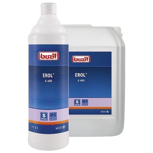 Erol g490 nettoyant intensif alcalin peu moussant pour gres cerame ph:12.50 flacon de 1l_5