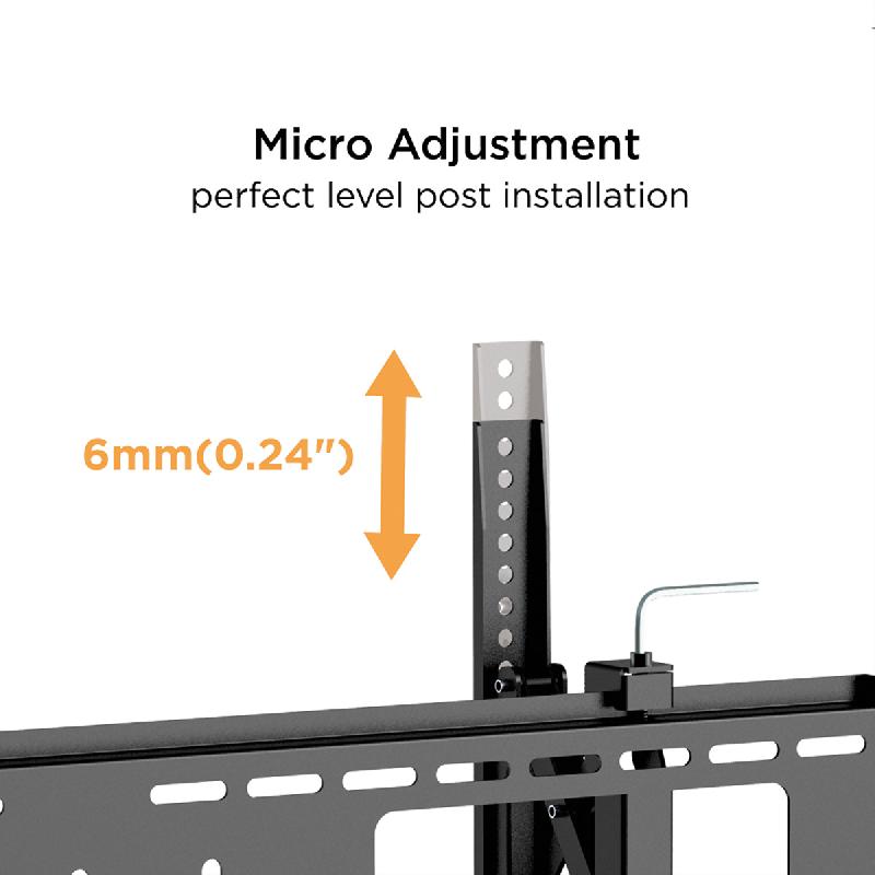 VALUE Support mural TV, distance murale de 47 mm, inclinable,_5
