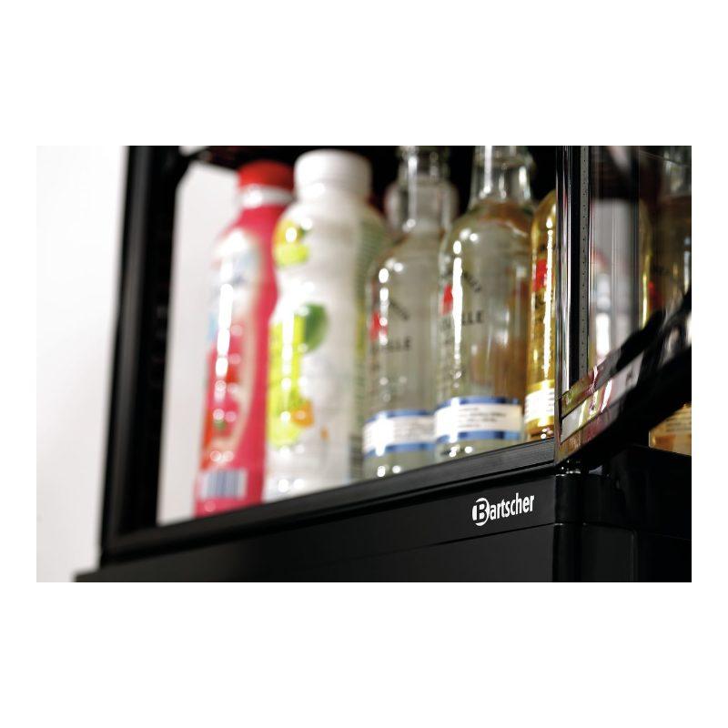 Mini vitrine réfrigérée 78 L, noire | Bartscher_5