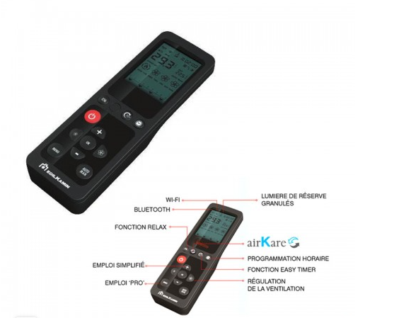 Poele etanche celia atc magic edilkamin - verre blanc_5