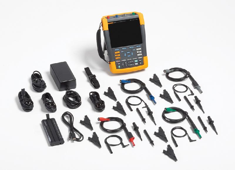 Oscilloscope numérique portable FLUKE-190-104-III - ScopeMeter 4 voies 100 MHz avec entrées flottantes isolées IP51_5