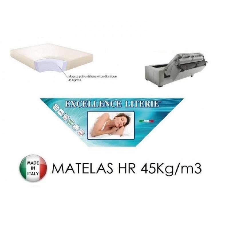 Canapé convertible express Eclipse - Matelas 18 cm - Couchage 120 cm - Tissu microfibre gris clair_5