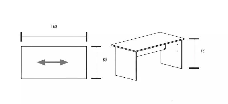 Bureau individuel avec retour sur caisson porteur So Ferrol_5