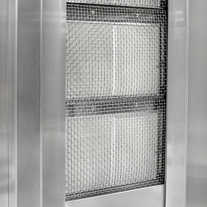 Grill Döner kebab gaz 5 brûleurs max 80 kg avec tôle de protection - moteur en bas_5