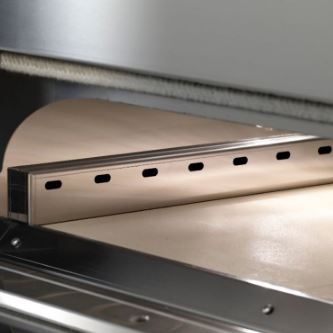 Four à pizza avec sole fixe, façade en acier inoxydable - Cuppone Donatello_5