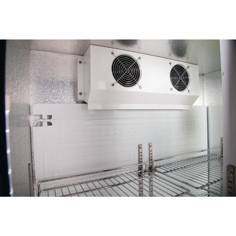 Arrière-bar vertical double porte coulissante Série G - 490 litres | Polar - GJ448_5