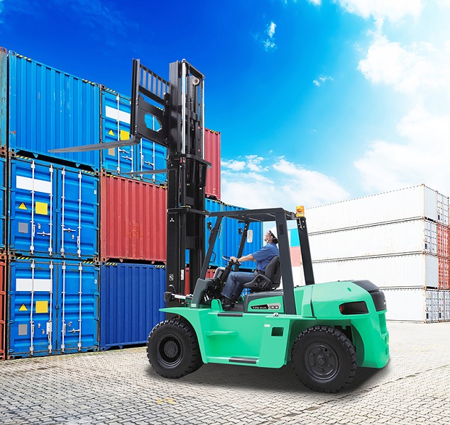 Chariot élévateur thermique Mitsubishi TREXiA ES FD100N3 - 10 000 kg - moteur diesel 81 kW - boîte automatique 2 vitesses_5