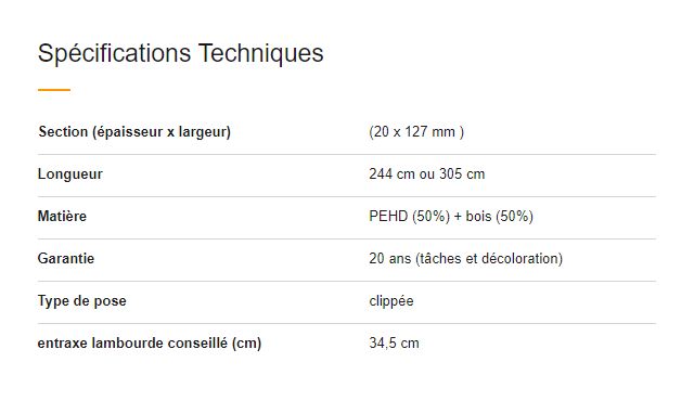 Xtreme Advantage - clôture en composite Fiberon - longueur 305 cm - LAM211 - lame bois composite antidérapante_5