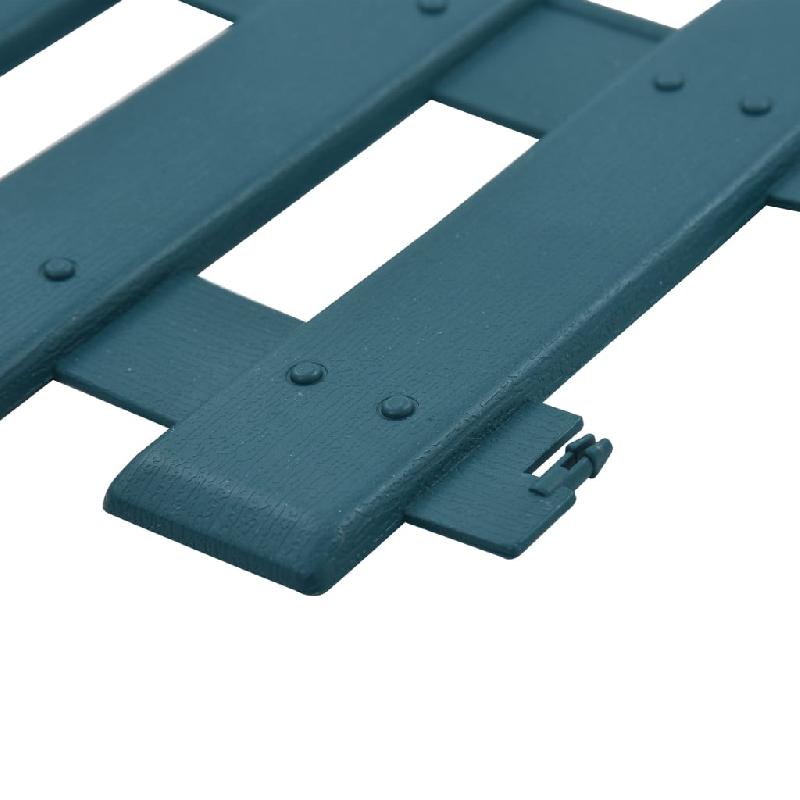 Vidaxl bordures de pelouse 25 pcs vert 10 m pp 48617_5