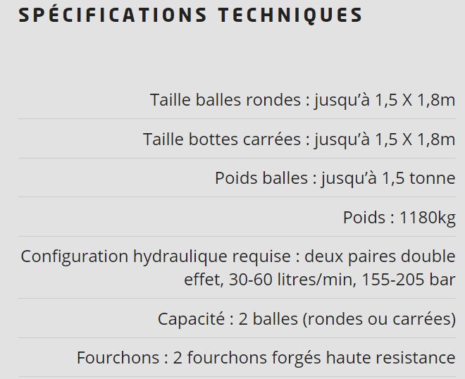 X5000 dérouleuse sans chaîne pour balles rondes et carrées - Hustler Equipment - capacité 2 balles - tractée et auto-chargeante_5
