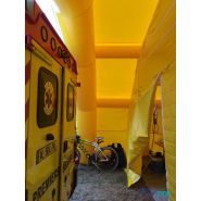 Abris médicaux mobiles - Fly Pix - Tente PMA gonflable 10x6x2.75 m en PVC avec pompe et régulateur de pression_5